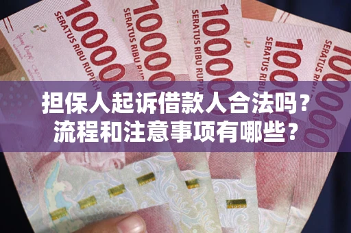 北京担保人起诉借款人合法吗？流程和注意事项有哪些？