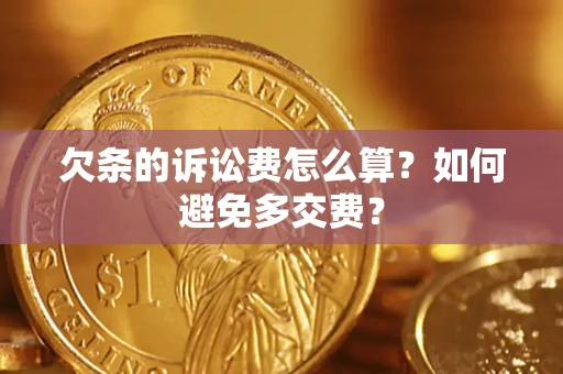 北京欠条的诉讼费怎么算？如何避免多交费？