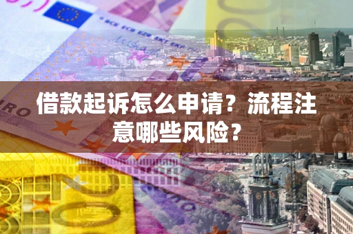 北京借款起诉怎么申请？流程注意哪些风险？